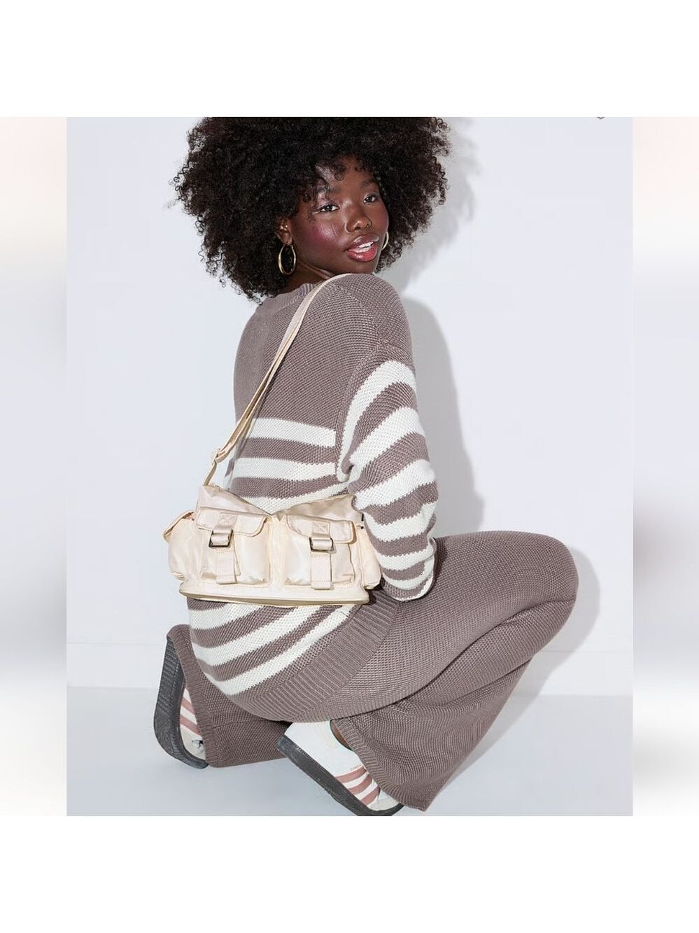 New Victoria Secret Nylon Cargo Shoulder Bag - Picture 1 of 6